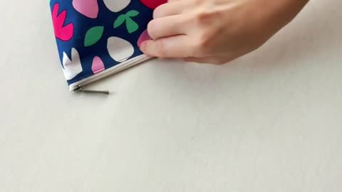 Simple Pouch👝✨ | DIY | Quick Sewing Tips No.302