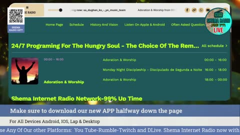 Shema Internet Radio Live Daily Stream