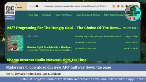 Shema Internet Radio Live Daily Stream