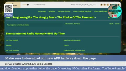 Shema Internet Radio Live Daily Stream