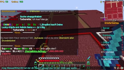 ICH WODE VON Turborette GESCAMMT DER HAT PREMIUM RANG auf GrieferGames (echt so) 1.2.1