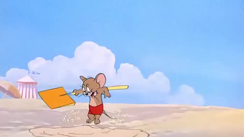 🏝️ TOM & JERRY - EP 031 "Salt Water Tabby" (1947) - Beach Battle ROYALE! 🐱🏄♂️