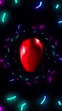 1133. Low Poly Heart Neon Tunnel