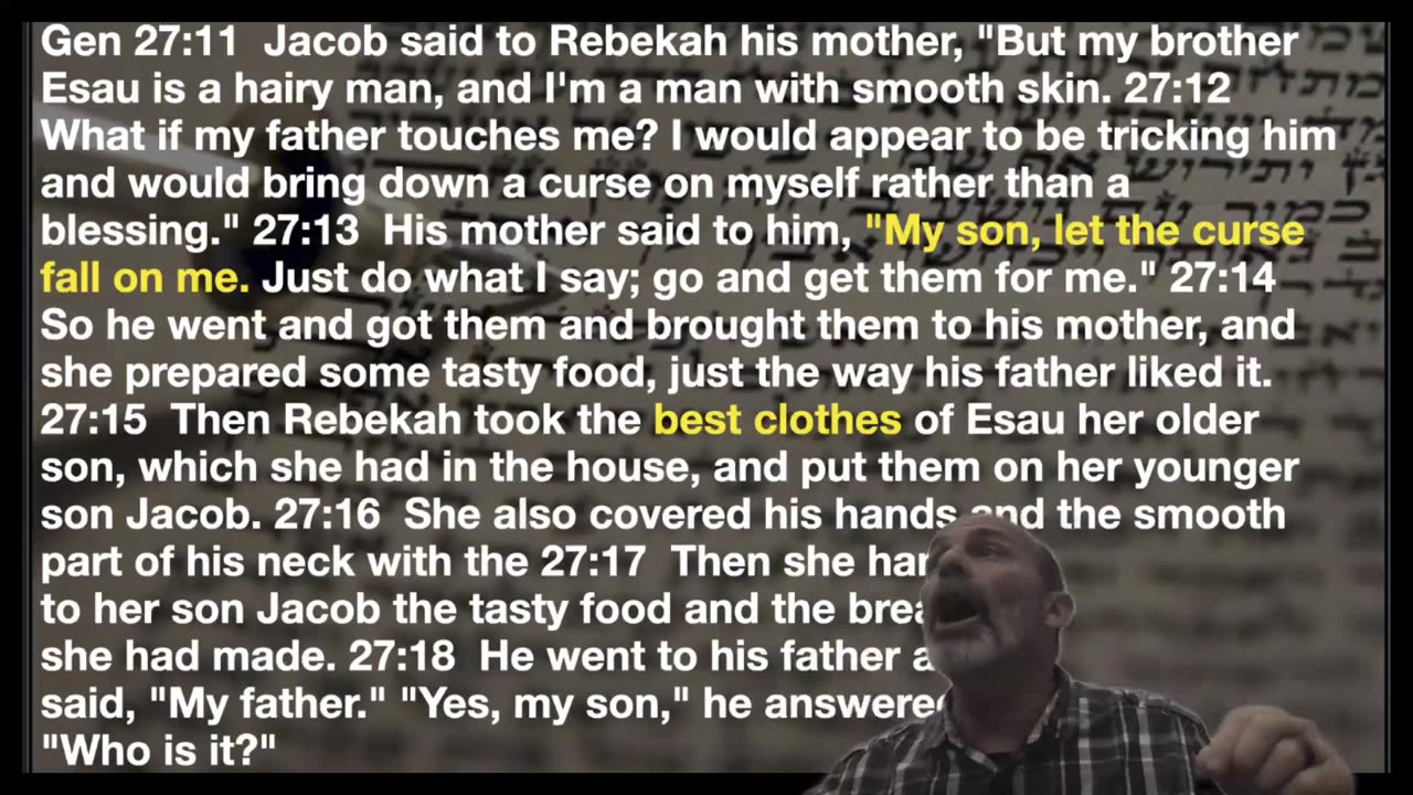 Genesis 27: Deceiving of Esau?