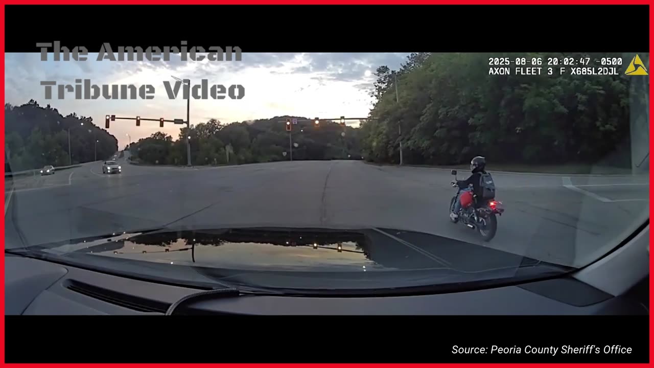 Suspect Loses High-Speed Chase with Police after the Motorcycle He Stole Runs Out of Gas