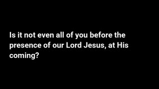 1 Thessalonians 2:19