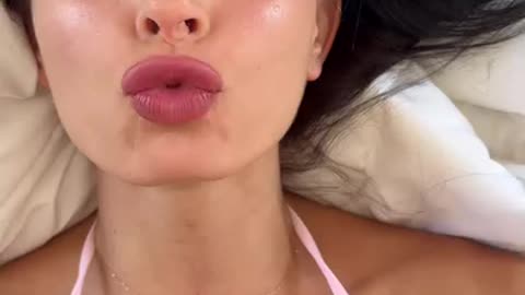 Sexy hot girl kissing