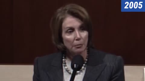 Nancy Pelosi Speaking Against Illegal Immigration in 2005