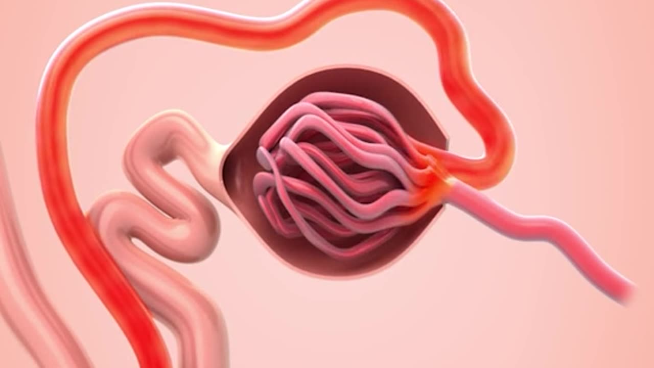 Working Of Human Kidneys 3D Animation