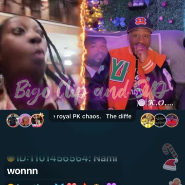 Nani n Miamori duking it out at Maj Xmas content house 12/19/25 #bigoclipandsip