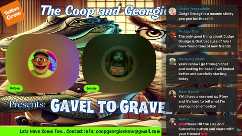 Tuesday Gavel To Gravel With MrCoop And Georgie @GeorgieslifeUnfiltered @veterannation1