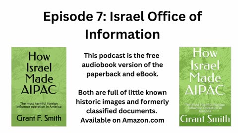 AIPAC Episode 7: Israel Office of Information