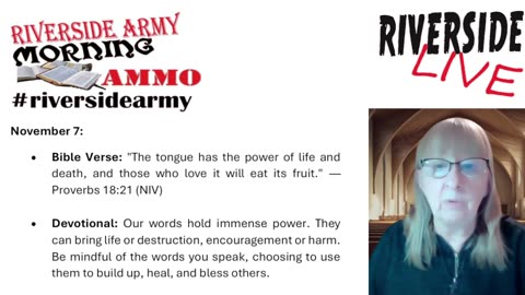 Riverside Morning Ammo Daily Devotional 11.7.25