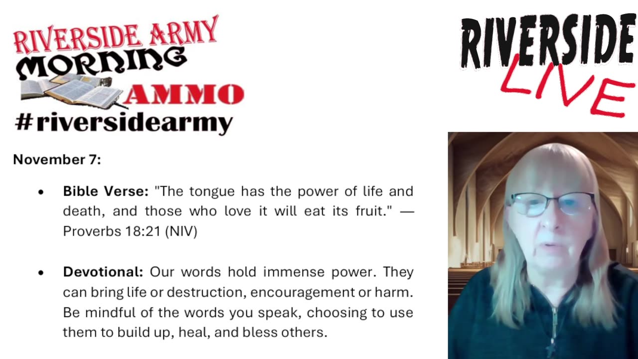 Riverside Morning Ammo Daily Devotional 11.7.25