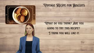 Vintage Recipe for Biscuits