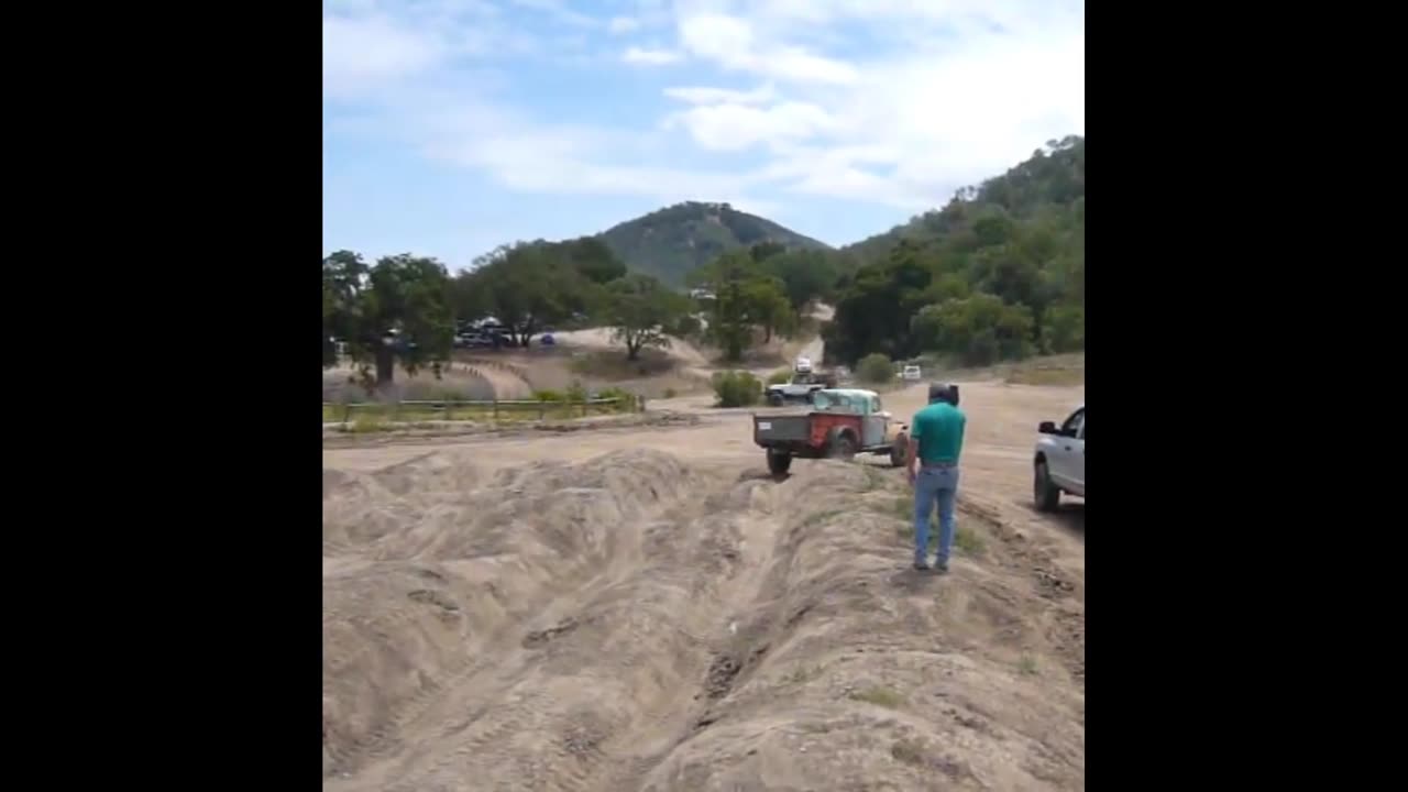 1956 Dodge Power Wagon with Wilcox Swivel frame.