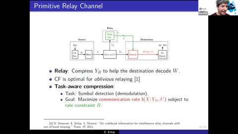 Learned task-oriented compression for 6G​​ | Speaker: Elza Erkip​, New York University, USA Moderators: Ian F. Akyildiz, Editor-in-Chief, ITU(JFET)