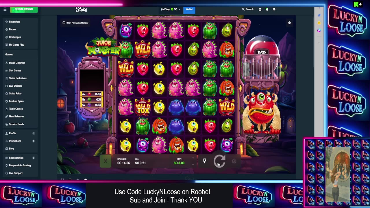 GIVEAWAY! $$$ BONUS HUNT!! A Few Bucks & a Dream! 💰 Will We Hit BIG on Roobet?! 🎰🔥 #LuckyNLoose