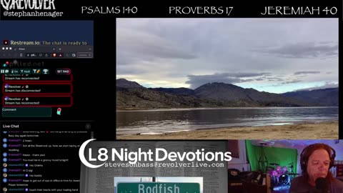 L8NIGHTDEVOTIONS REVOLVER -PSALM 140- PROVERBS 17- JEREMIAH 40- READING WORSHIP PRAYERS