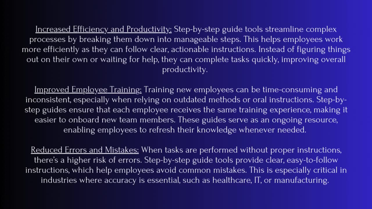 8 Reasons Why Businesses Should Invest in Step-by-Step Guide Tools