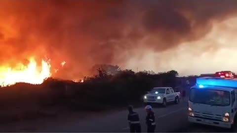 Raging Wildfire Forces Mass Evacuations as Mossel Bay Fights for Survival