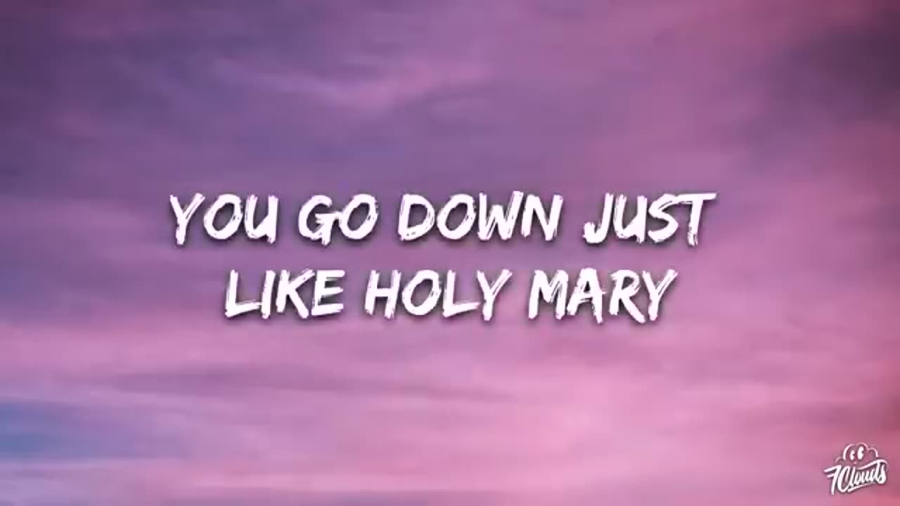 Ghost "Virgin Mary On a Cross"