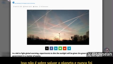 Pulverizando Chemtrails no Canadá, Causando Psicose em Massa e Suicídios.