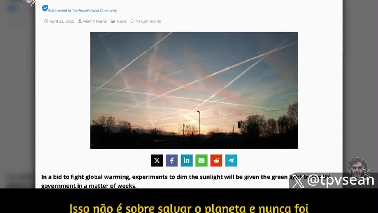 Pulverizando Chemtrails no Canadá, Causando Psicose em Massa e Suicídios.