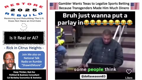 Texas Gambler With Many Baby Mamas Says Betting on Transgenders Is a Safe Bet