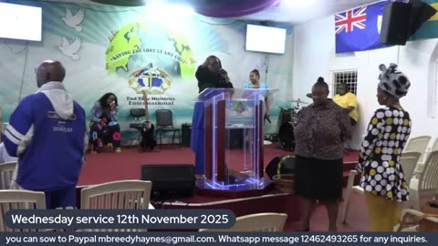 Wednesday service 12th November 2025