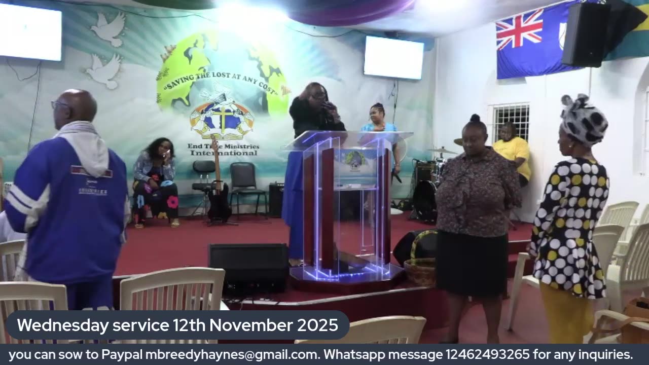 Wednesday service 12th November 2025