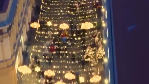 Timisoara the first city in Europe that had electrical street lighting has great lights today