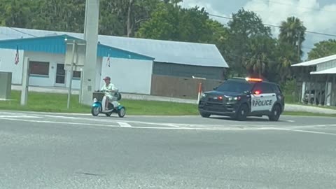 Old Man Makes a Run for It