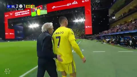 Cristiano Ronaldo was visibly frustrated