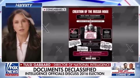 "A BLOCKBUSTER SCANDAL FROM DOCUMENTS RELEASED BY Gabbard TODAY”
