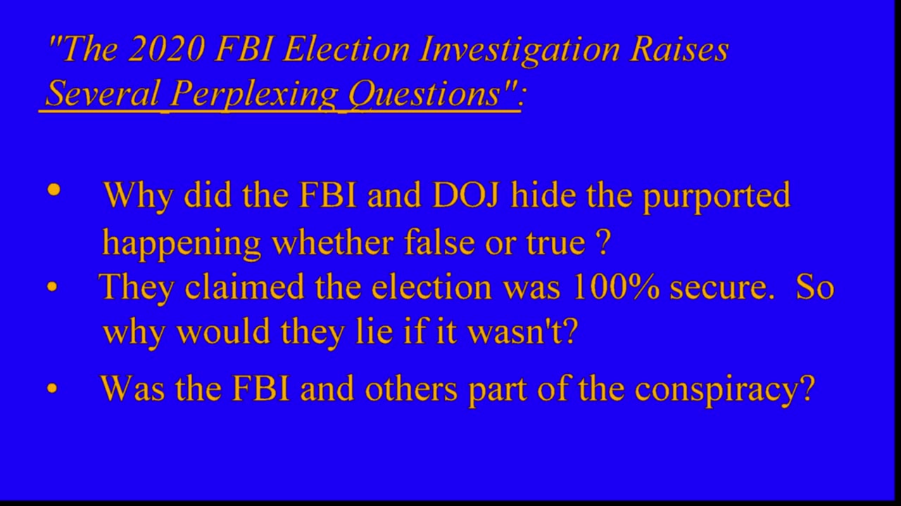 "FBI Informs Congress That China May Have Tried To Interfere In The 2020 Presidential Election"