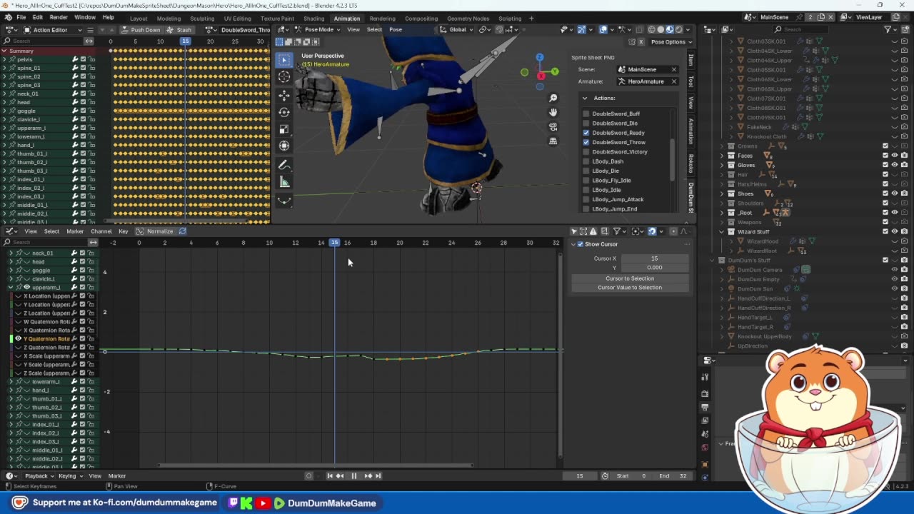 Dev Stream: Fixing More Animations & Trying Out Titan Quest II!