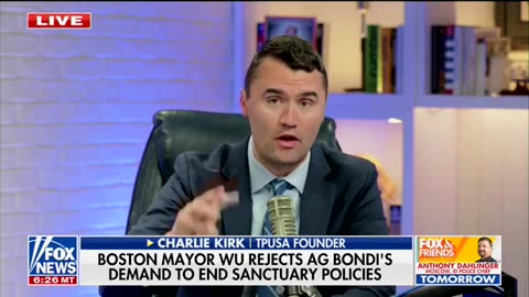 Charlie Kirk Says Trump Admin Should Forcefully Make Blue City Mayor Do 'Bare Minimum'