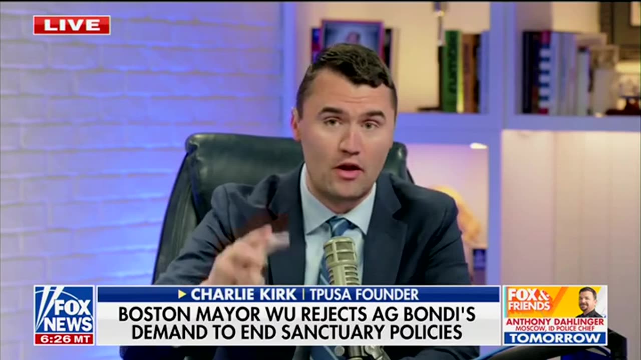 Charlie Kirk Says Trump Admin Should Forcefully Make Blue City Mayor Do 'Bare Minimum'
