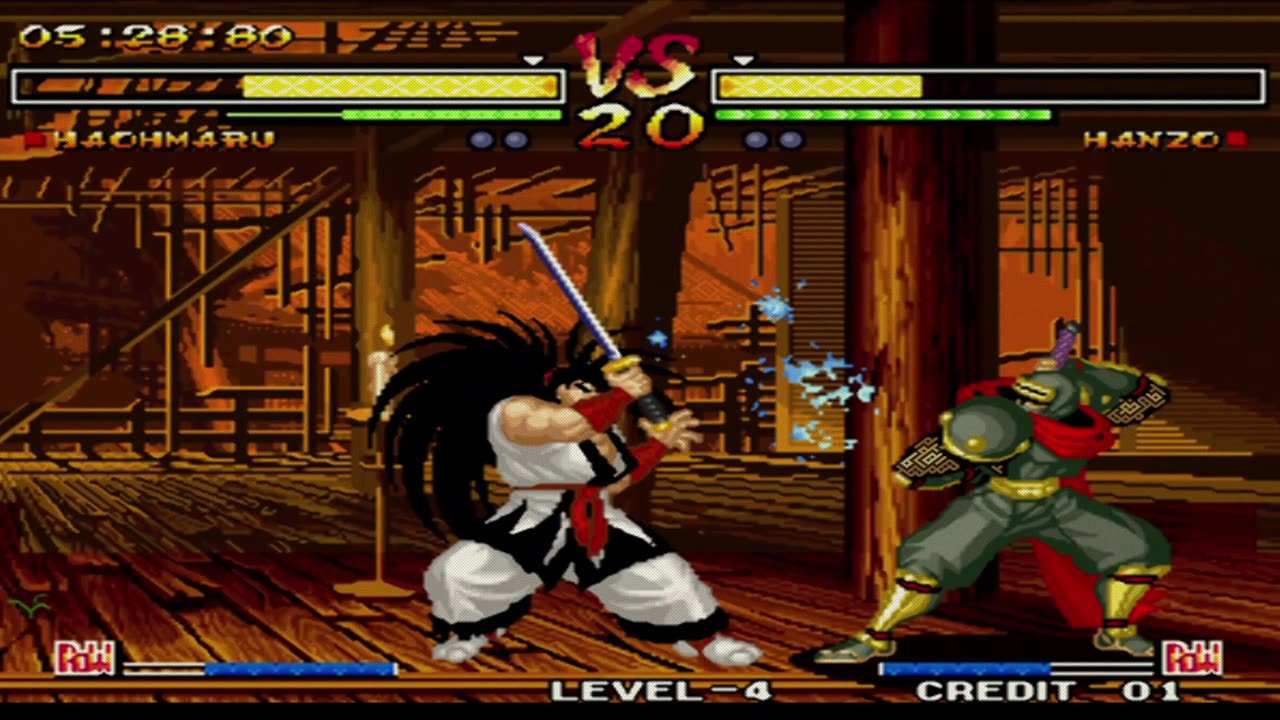 Haohmaru vs Hanzo