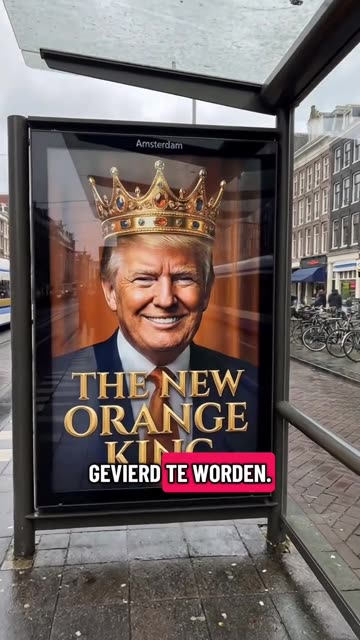 NOS NIEUWSBERICHT: TRUMP DE NIEUWE ORANJE KONING 👑