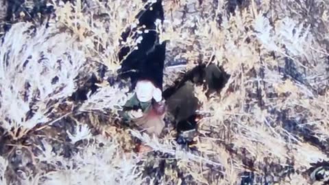 Russian Fascist Flips Off Ukrainian Drone, Blows Himself to Bits