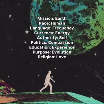 A New Earth Is Being Created