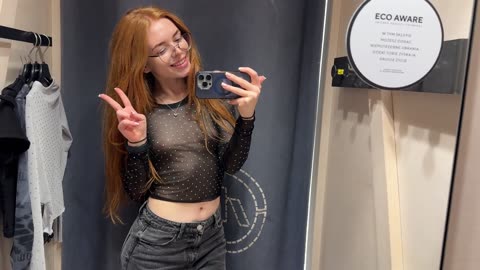 See-Through Clothes Try on Haul With Redhead