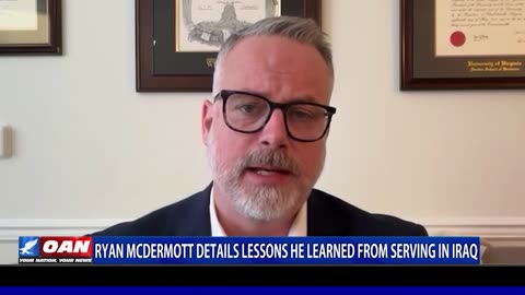 Ryan McDermott details lessons he learned from serving in Iraq
