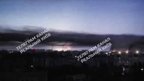 footage from Kiev shows a strike by a Russian Kh-101