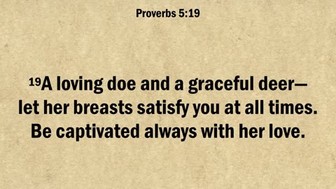 Proverbs 5