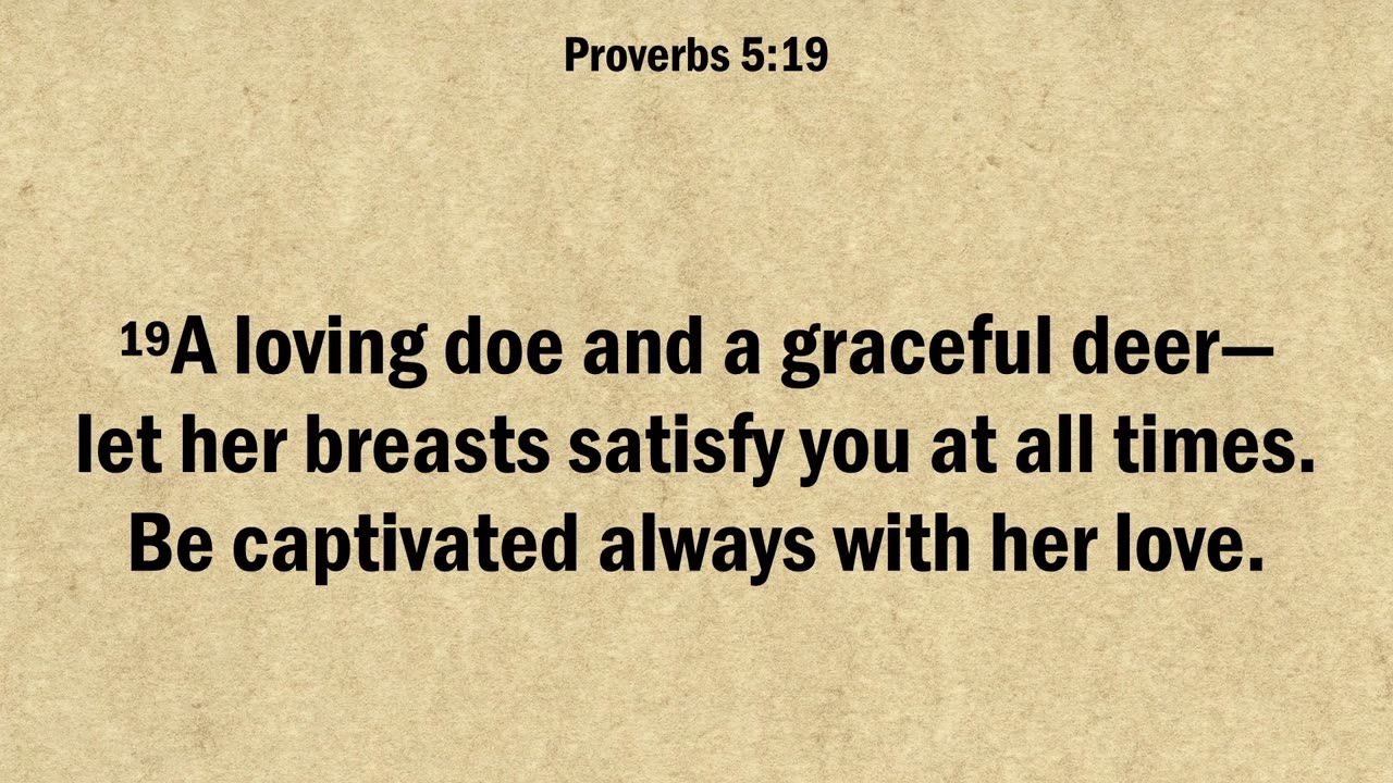 Proverbs 5