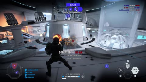 SWBF2 2017: Instant Action Mission (Defend) Kamino Galactic Republic Gameplay