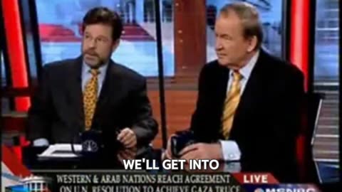 Pat Buchanan in 2009 calls Gaza an Israeli concentration camp